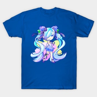 Blueberry Miku Hatsune chibi kawaii T-Shirt